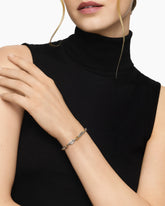 DY Madison® Chain Bracelet in Sterling Silver with 18K Yellow Gold, 5.5mm